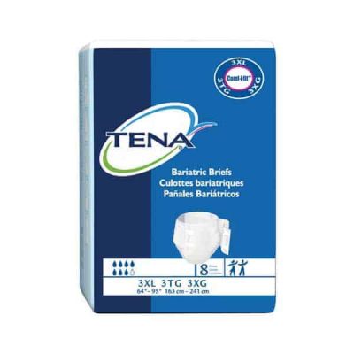 TENA Bariatric Briefs 3XL-Large Adult Diapers